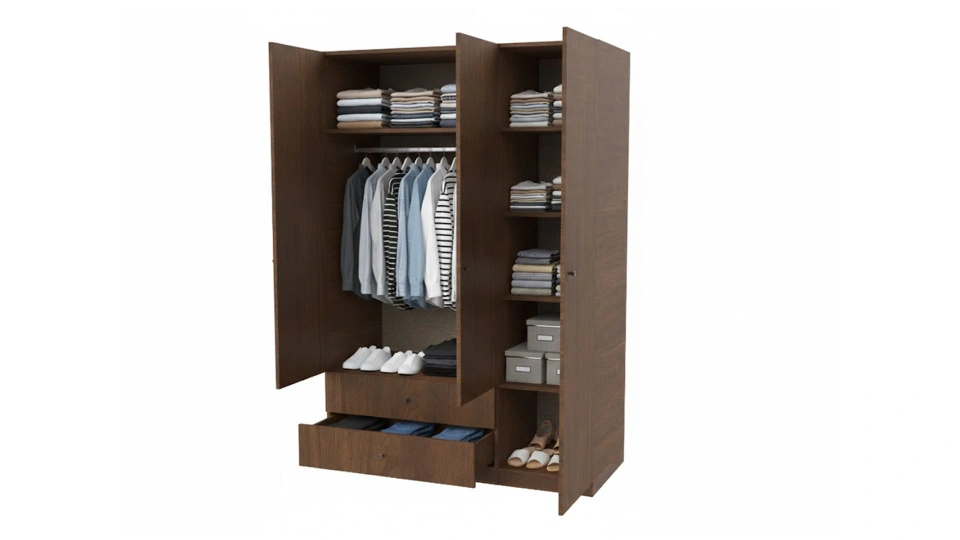Lutie 3-Door Wardrobe