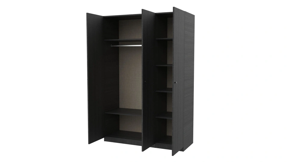Lutie 3-Door Wardrobe