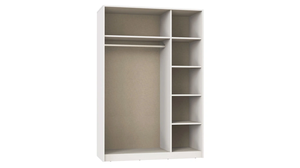 Glen Orma 3 Door Wardrobe - White