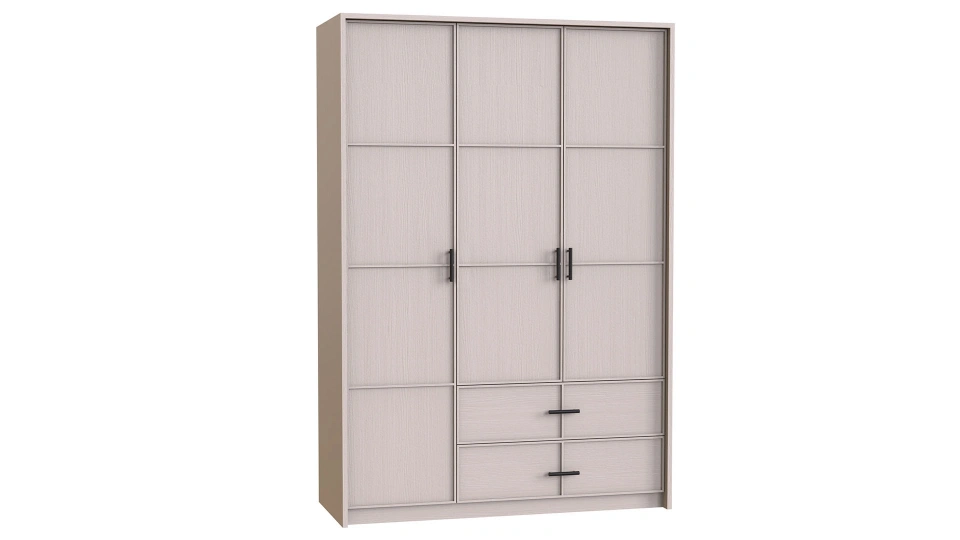 Glen Orma 3 Door Wardrobe with Drawers