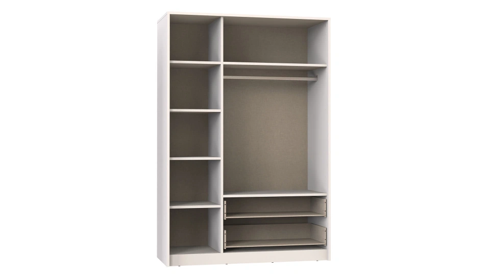 Glen Orma 3 Door Wardrobe with Drawers