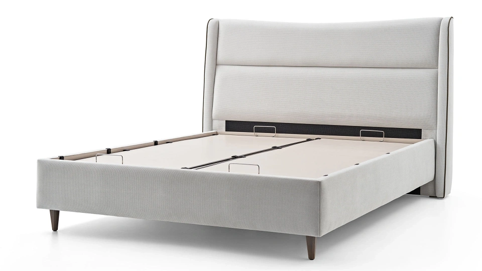Piero Bedstead with Storage- 160 cm - Headboard not included