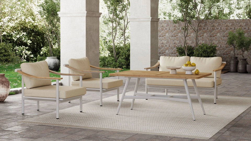 Doğtaş Garden Alberta 2+1+1+High Coffee Table