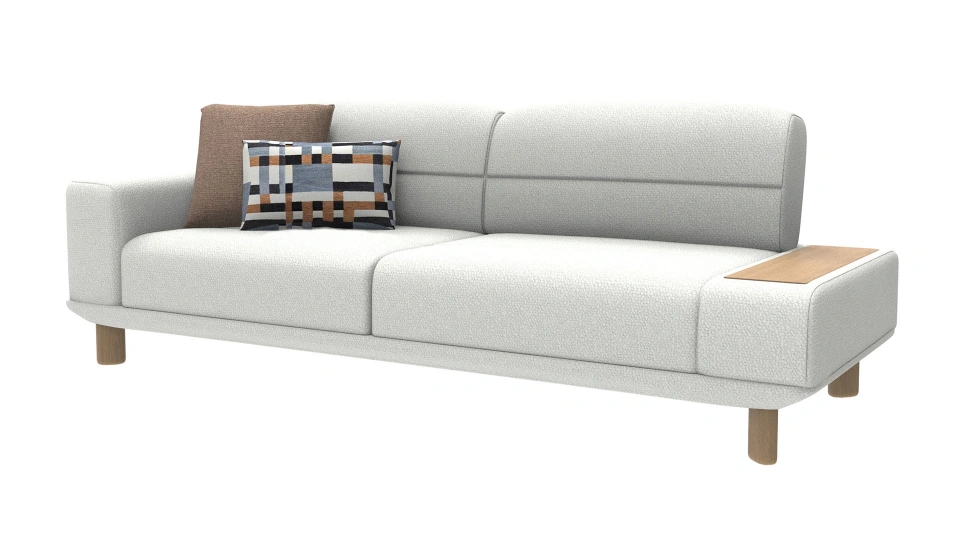 Noralis 3-seater Sofa Bed Right Table