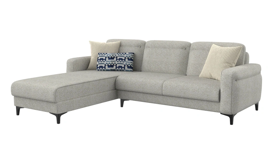 Lumeris Corner Sofa Bed with Storage