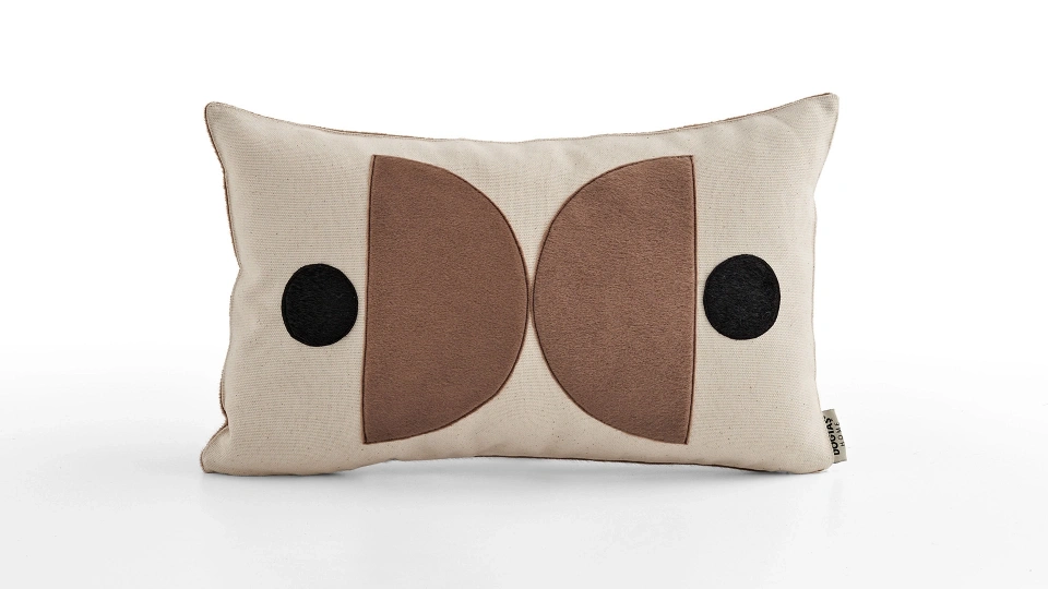 Neutral Leona Cushion