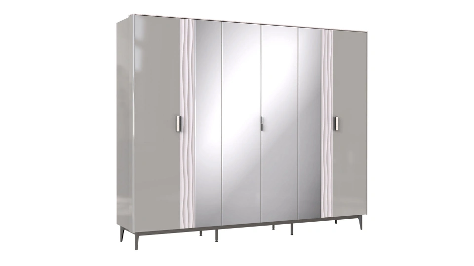 Nita 6-Door Wardrobe
