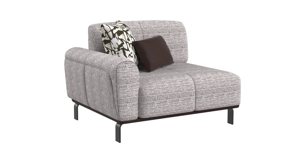 Massimo Single Corner Module - Left Armrest