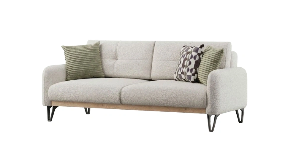 Solid 2-Seater Sofa