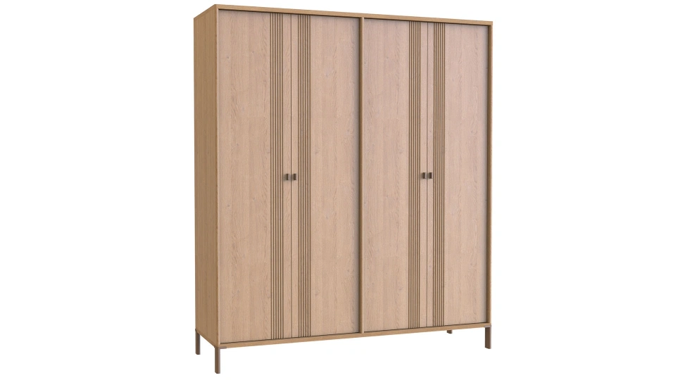Kalia 4-Door Wardrobe