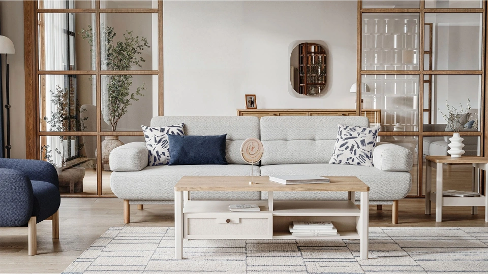 Linthe 3-Seater Sofa