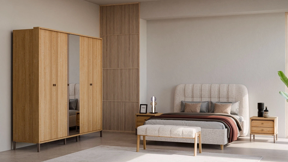 Kalia 5-Door Wardrobe