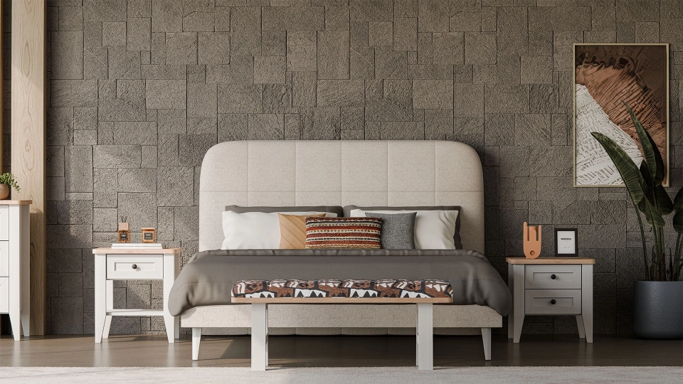 Calmera Bedstead Headboard not included  - 180 cm