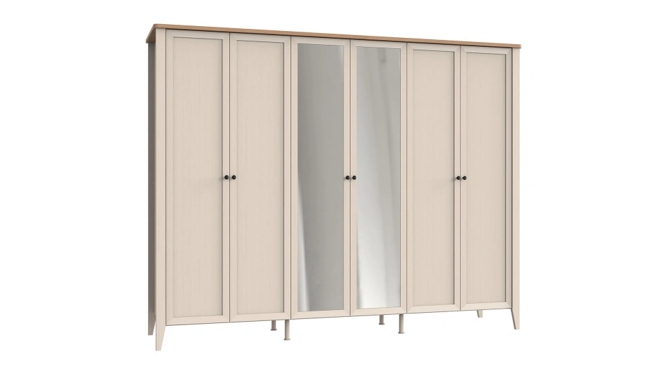 Calmera 6-Door Wardrobe