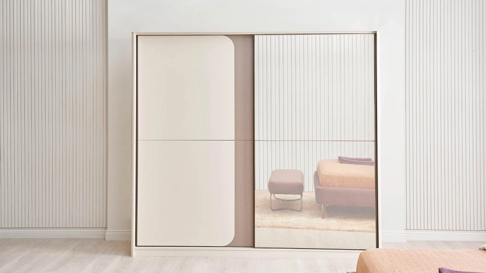 Milena 2 Door Sliding Wardrobe - 240 cm