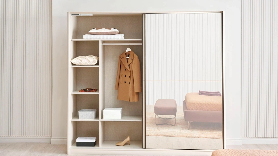 Milena 2 Door Sliding Wardrobe - 240 cm