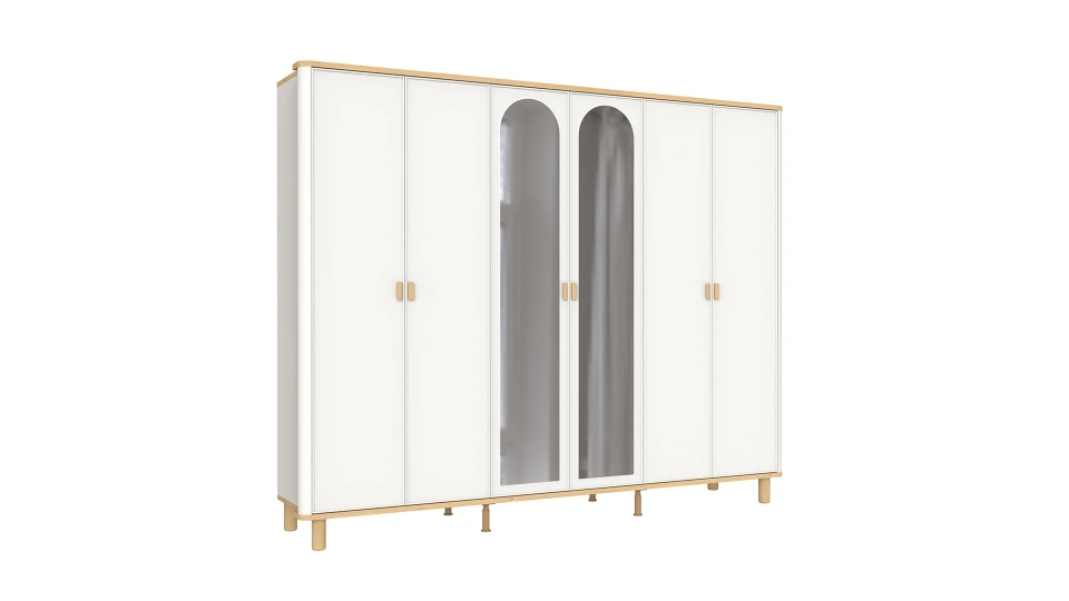 Legna 6-Door Wardrobe