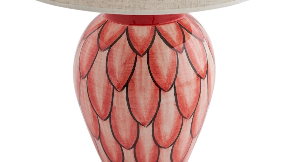 Doğtaş Home Kırmızı  Küp Abajur