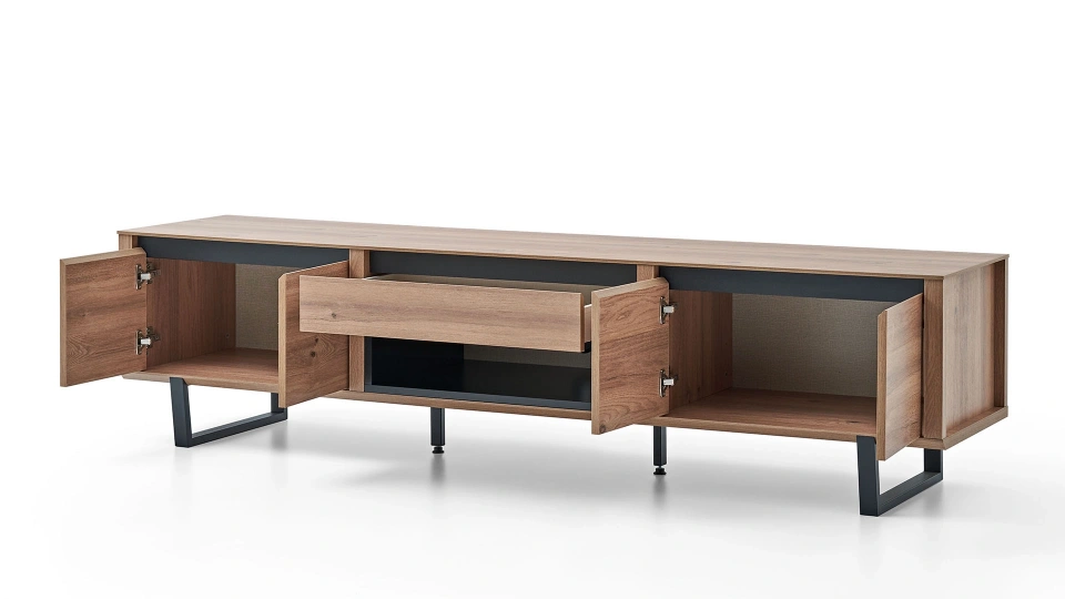 Solid TV Unit Bottom Module - 210 cm