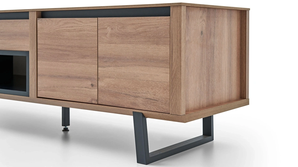 Solid TV Unit Bottom Module - 210 cm