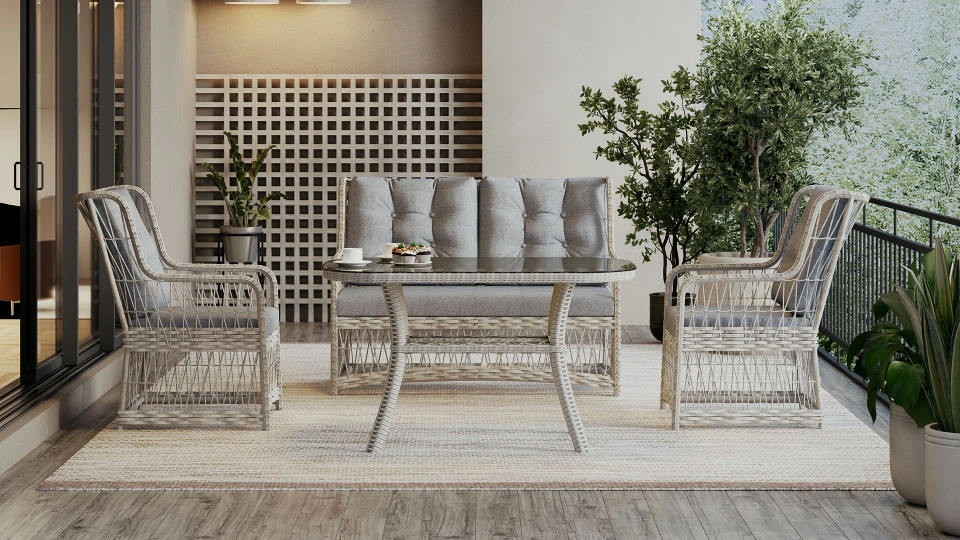 Doğtaş Garden Luci 2+1+1+Mini Set