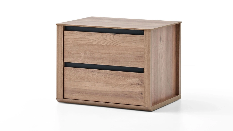 Solid Nightstand - 2 Drawer