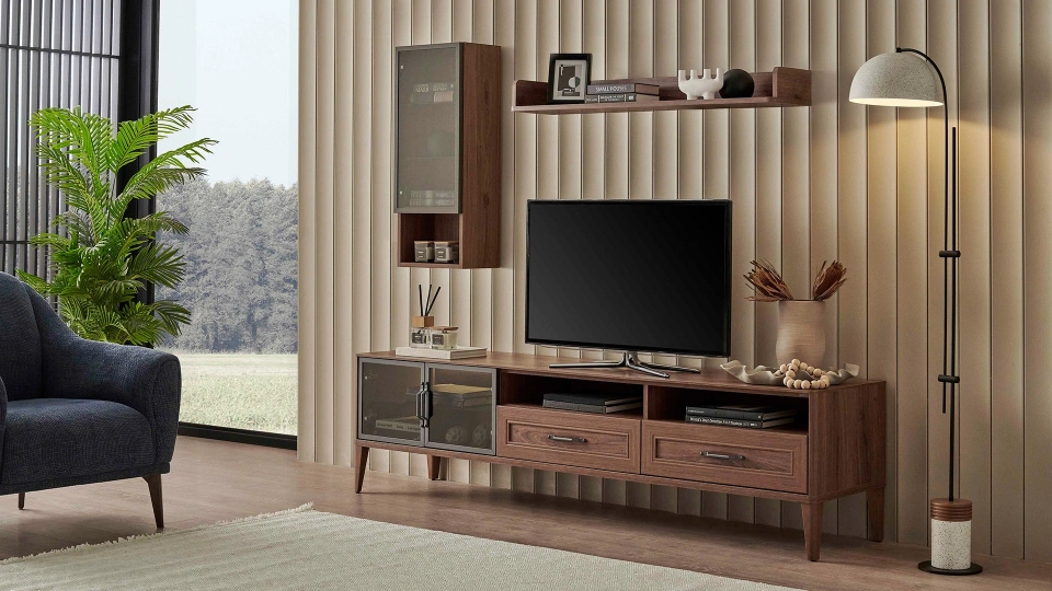 Vermont TV Unit Bottom Module - 210 cm