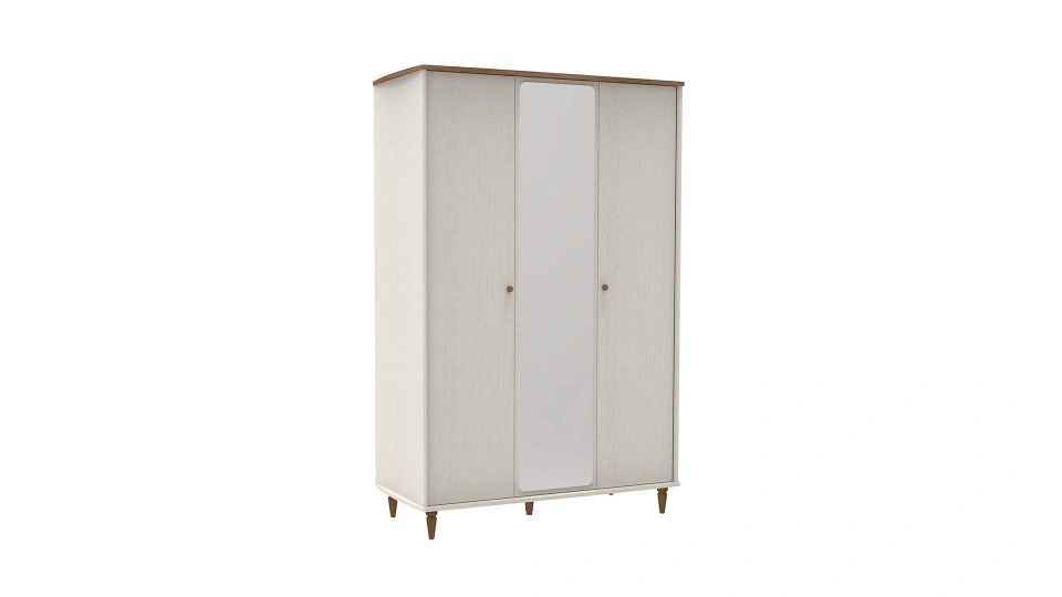 Bloom 3-Door Wardrobe