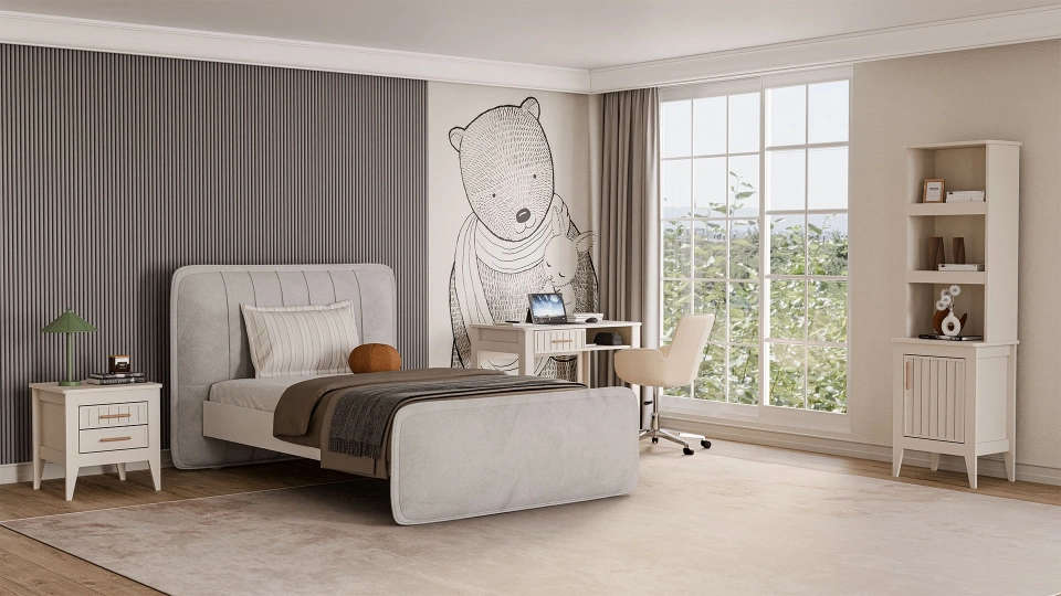 Charm Bedstead- 100 cm- Headboard not included