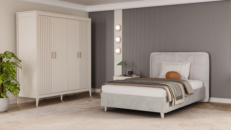 Charm 4-Door Wardrobe