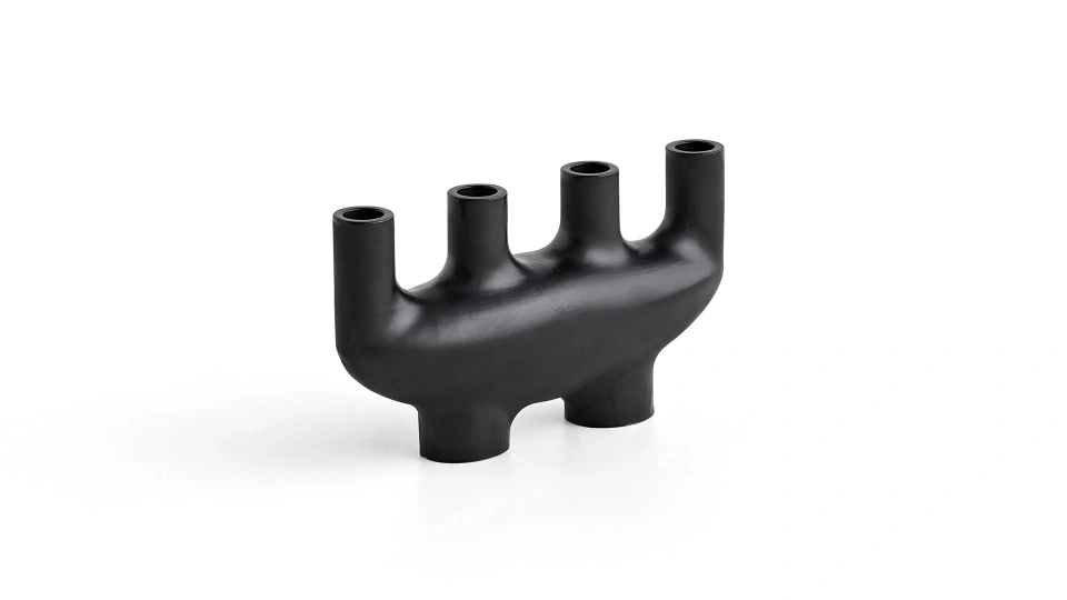 Doğtaş Home Molly Quadruple Black Candlestick