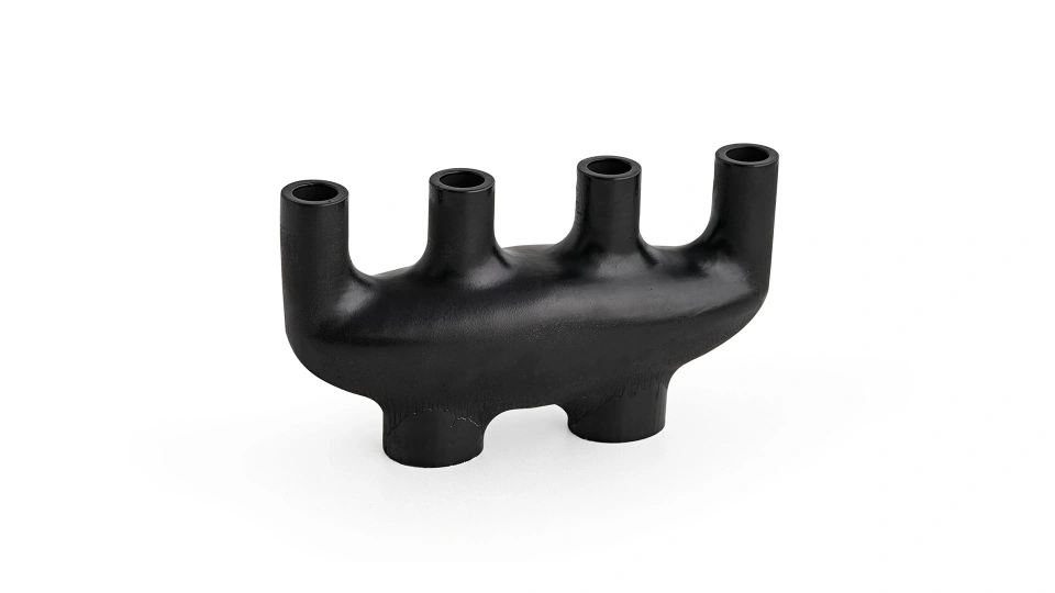 Doğtaş Home Molly Quadruple Black Candlestick