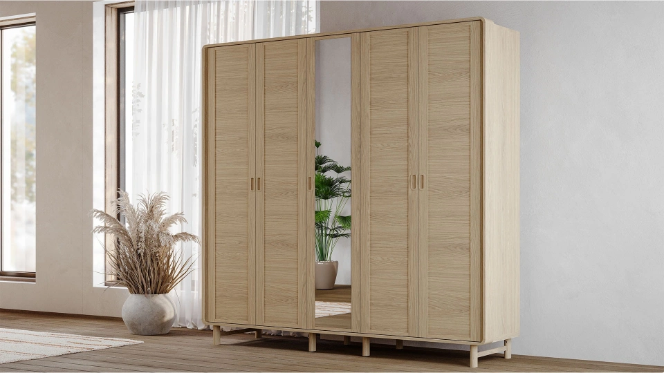 Noralis 5 Kapaklı Dolap