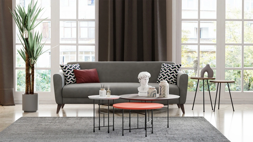 Mona Line 3-seater Sofa