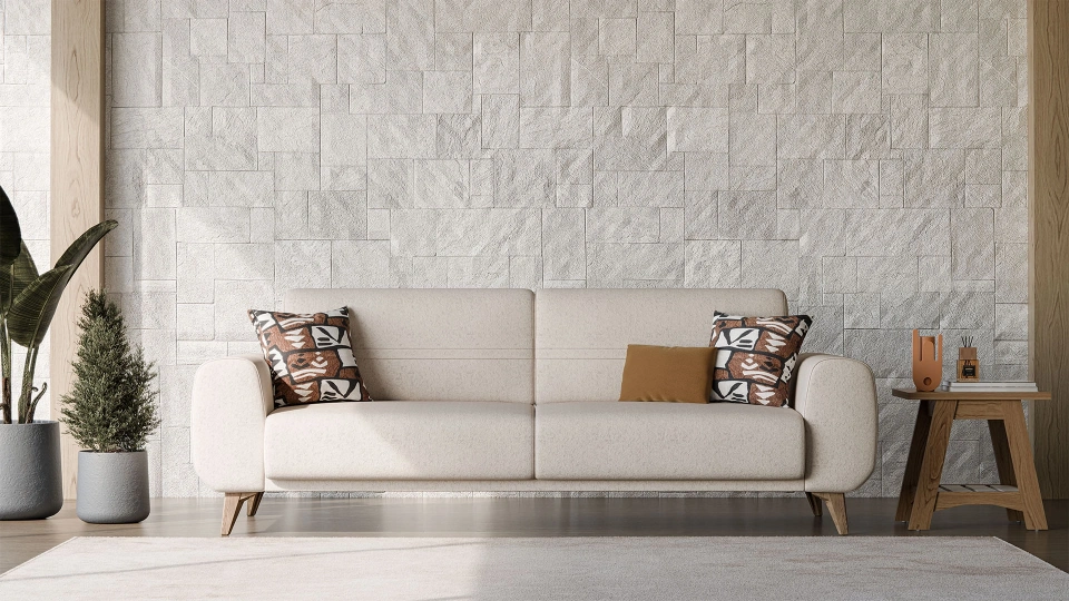 Doğtaş Calmera 3-Seater Sofa Bed with Storage