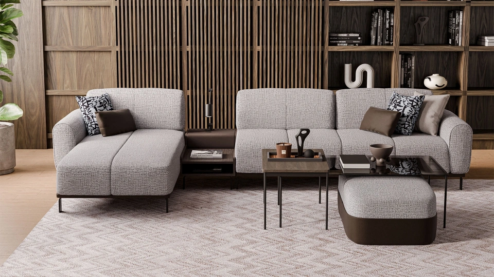 Massimo Corner Chaise Module - Left