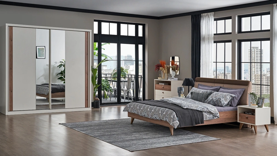 Mayer Bedstead with Headborad- 180 cm