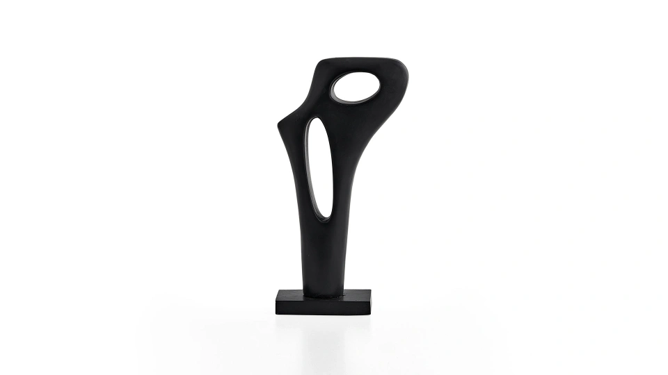 Hole Black Sculpture