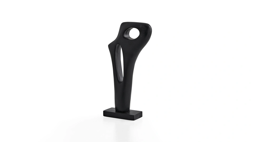 Hole Black Sculpture