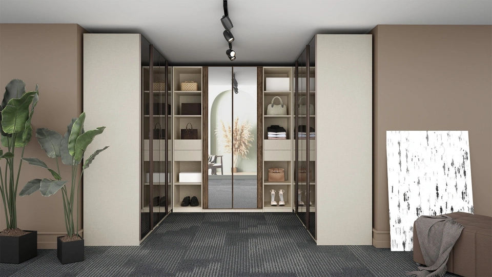 Integra Open Wardrobe with Drawers