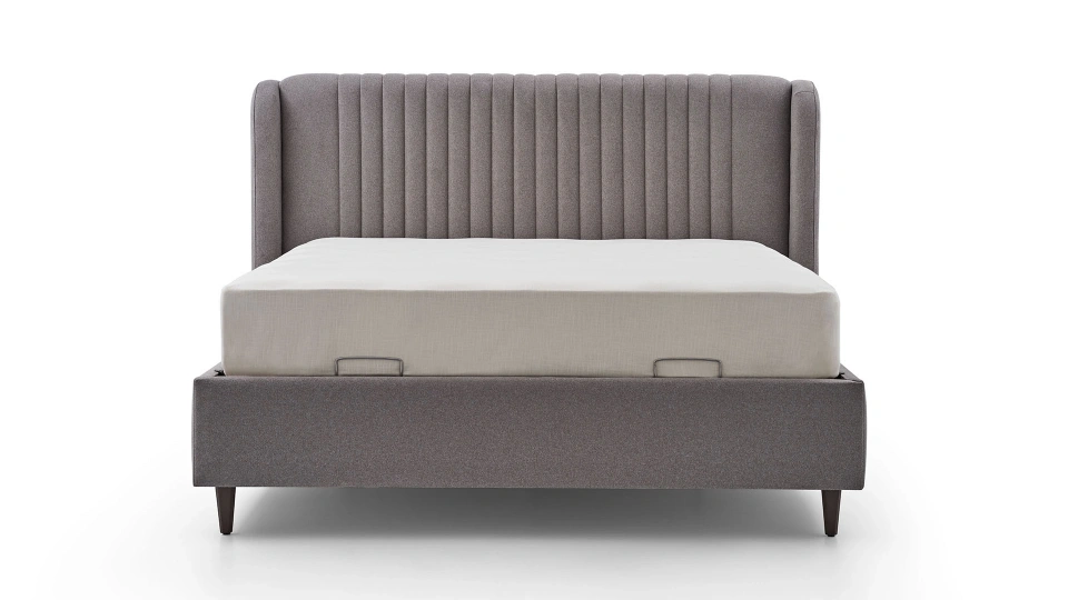 Bend Bedstead with Storage - 160 cm - Headboard not included