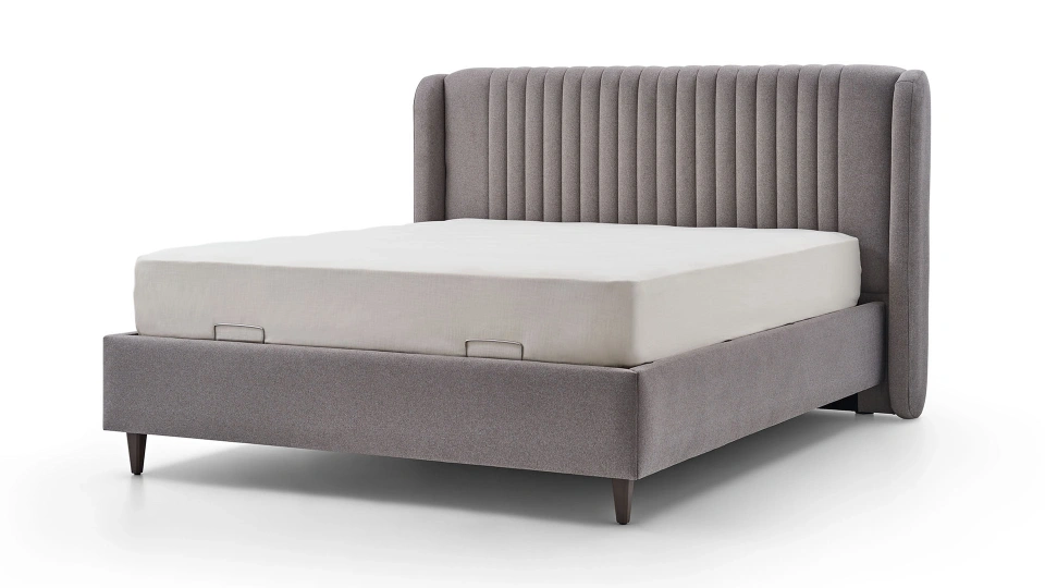 Bend Bedstead with Storage - 160 cm - Headboard not included
