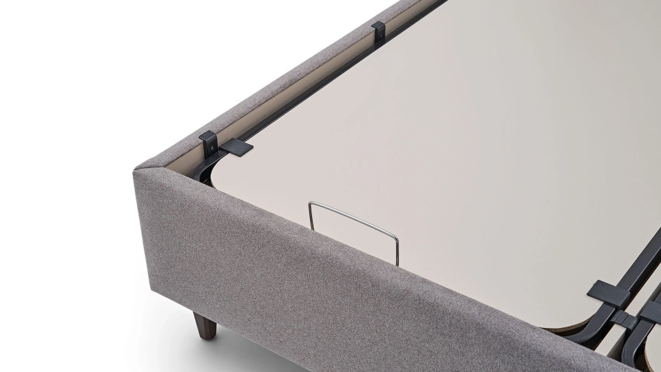 Bend Bedstead with Storage - 160 cm - Headboard not included