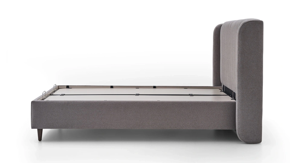 Bend Bedstead with Storage - 160 cm - Headboard not included