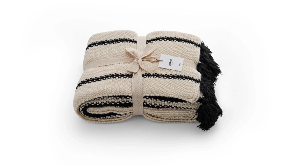 Natural Aria Sofa Throw