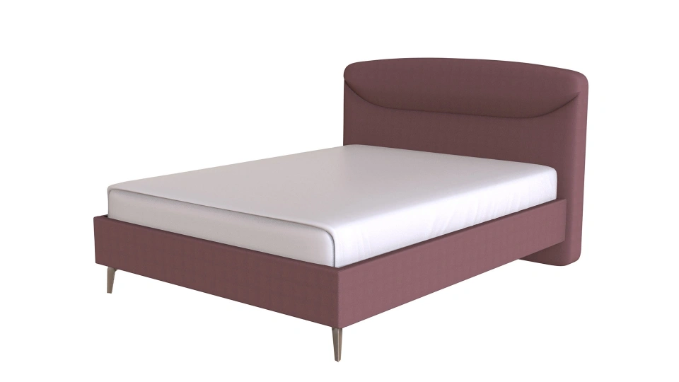 Milena Bedstead - 160 cm - Headboard not included - Mauve