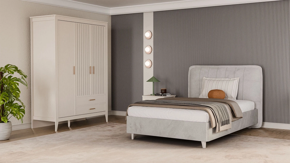 Charm 3-Door Wardrobe