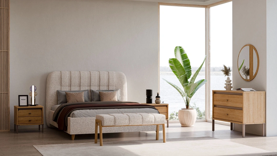 Kalia Footstool Pouf - Bench