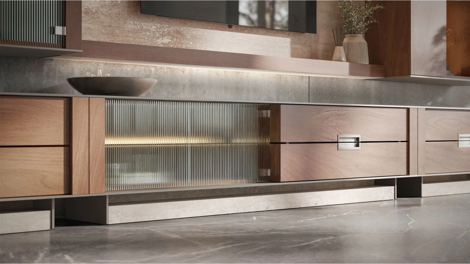 Moderna Tv Unit Bottom Module - 210 cm