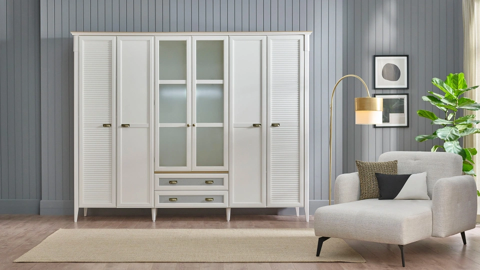 Toscana 6-Door Wardrobe